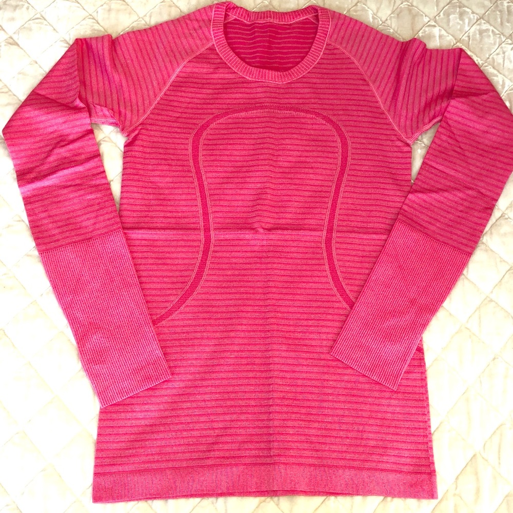 Lululemon Tech Long Sleeve Crew - Pink